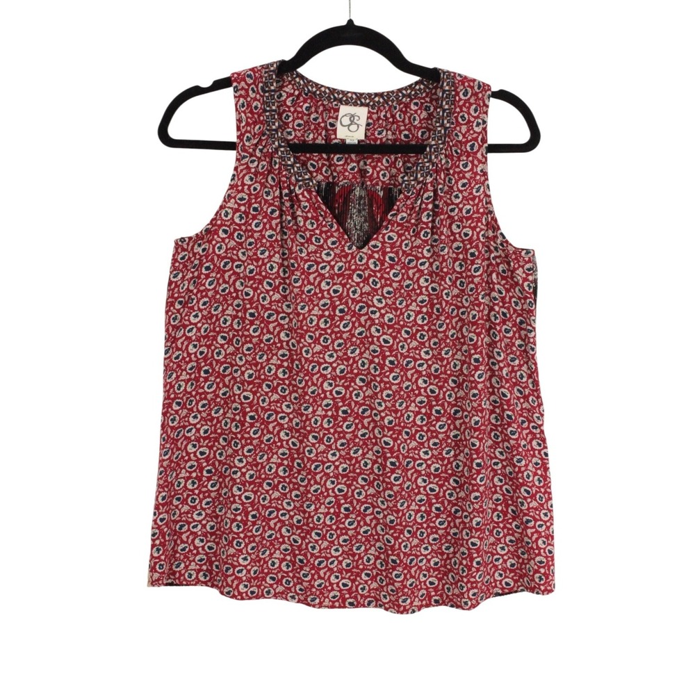 One September Tamarosa Top Womens XS Blueberry Western Boho Anthropologie Tank